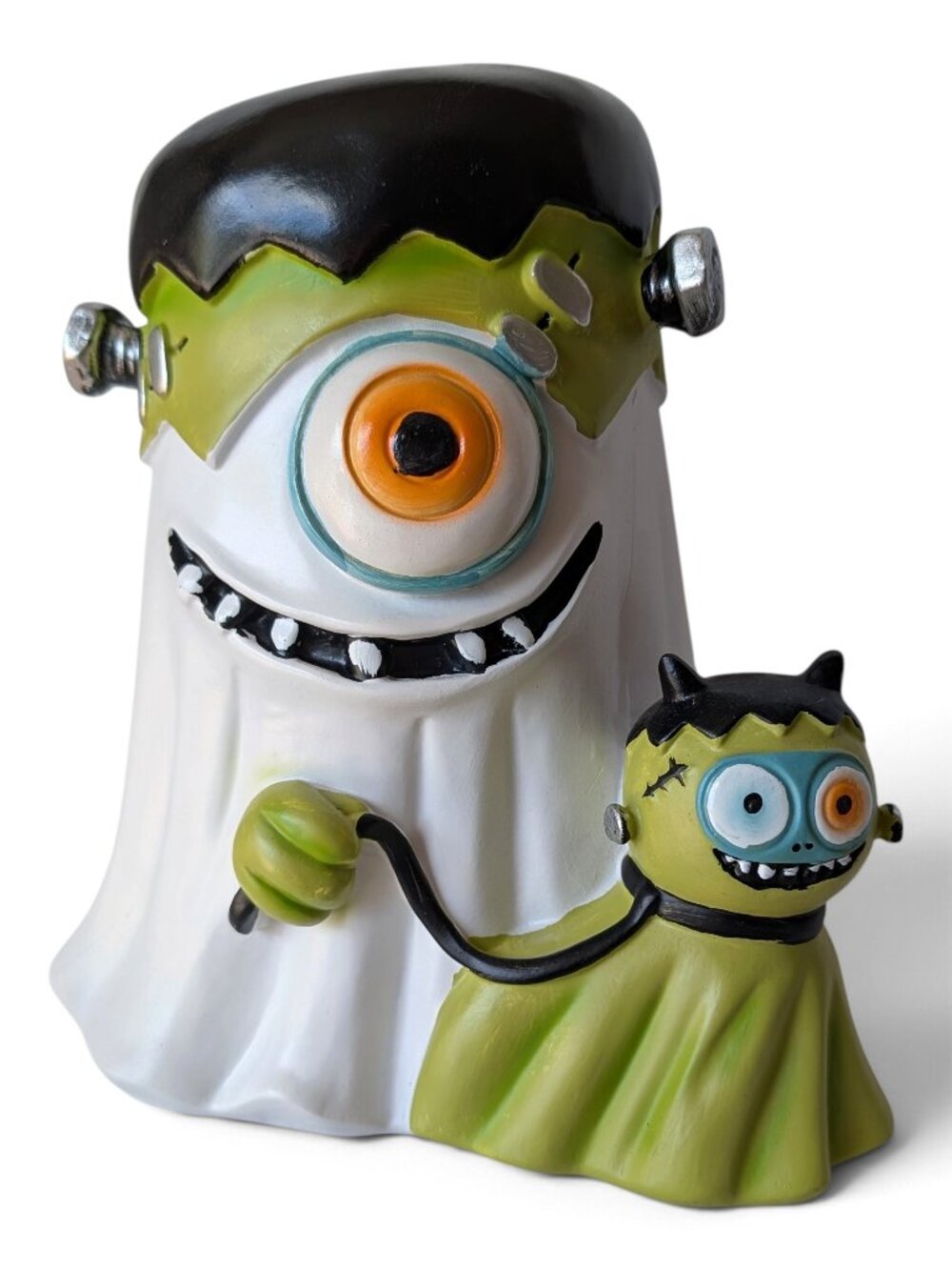 Frankenstein Dog Halloween Figurine Statue Cute Spooky Home Decor 8.5"